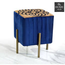 1 Seater Square Luxury Puffy Stool -1188