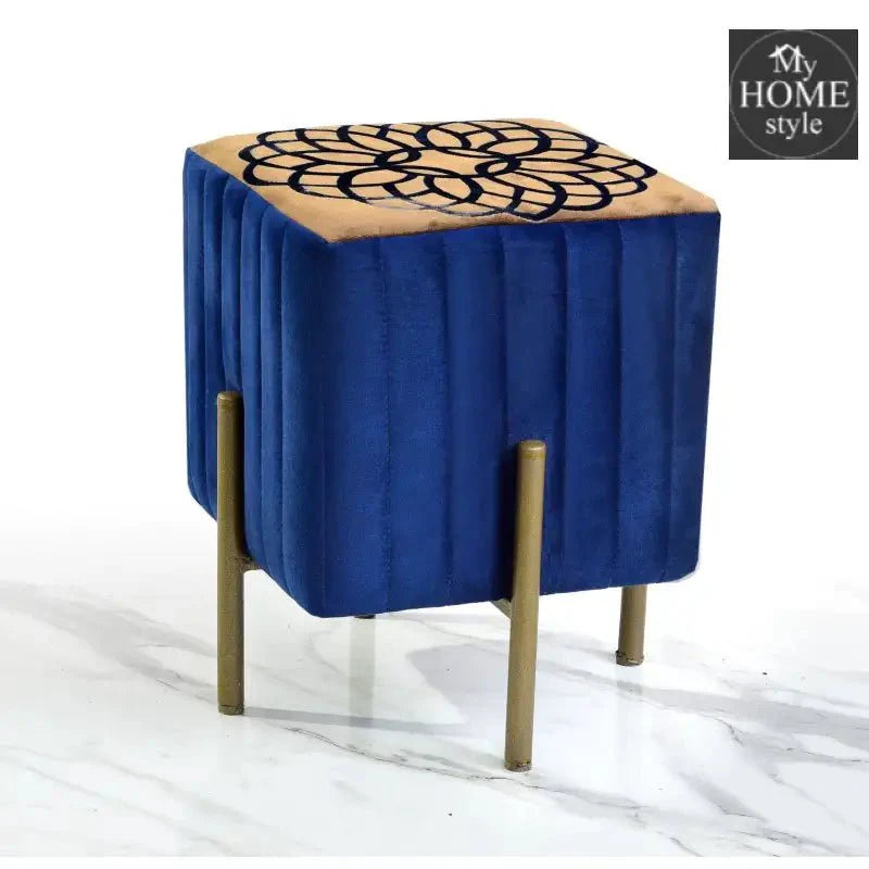 1 Seater Square Luxury Puffy Stool -1188