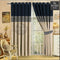 2 Pc's Luxury Velvet Embroidered Curtains Double Shaded With 2 Belts 44