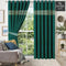 2 Pc's Luxury Velvet Embroidered Curtains With 2 Belts 05