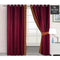 2 Pc's Luxury Velvet Embroidered Curtains With 2 Belts 07
