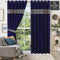 2 Pc's Luxury Velvet Embroidered Curtains With 2 Belts 10