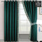 2 Pc's Luxury Velvet Embroidered Curtains With 2 Belts 12