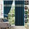 2 Pc's Luxury Velvet Embroidered Curtains With 2 Belts 13