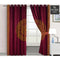 2 Pc's Luxury Velvet Embroidered Curtains With 2 Belts 21