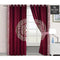 2 Pc's Luxury Velvet Embroidered Curtains With 2 Belts 22