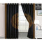 2 Pc's Luxury Velvet Embroidered Curtains With 2 Belts 30