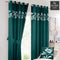 2 Pc's Luxury Velvet Embroidered Curtains With 2 Belts 31
