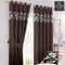 2 Pc's Luxury Velvet Embroidered Curtains With 2 Belts 32