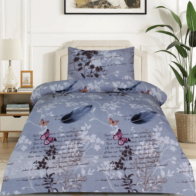 2 Pcs Printed Bed Sheet MHS-1001