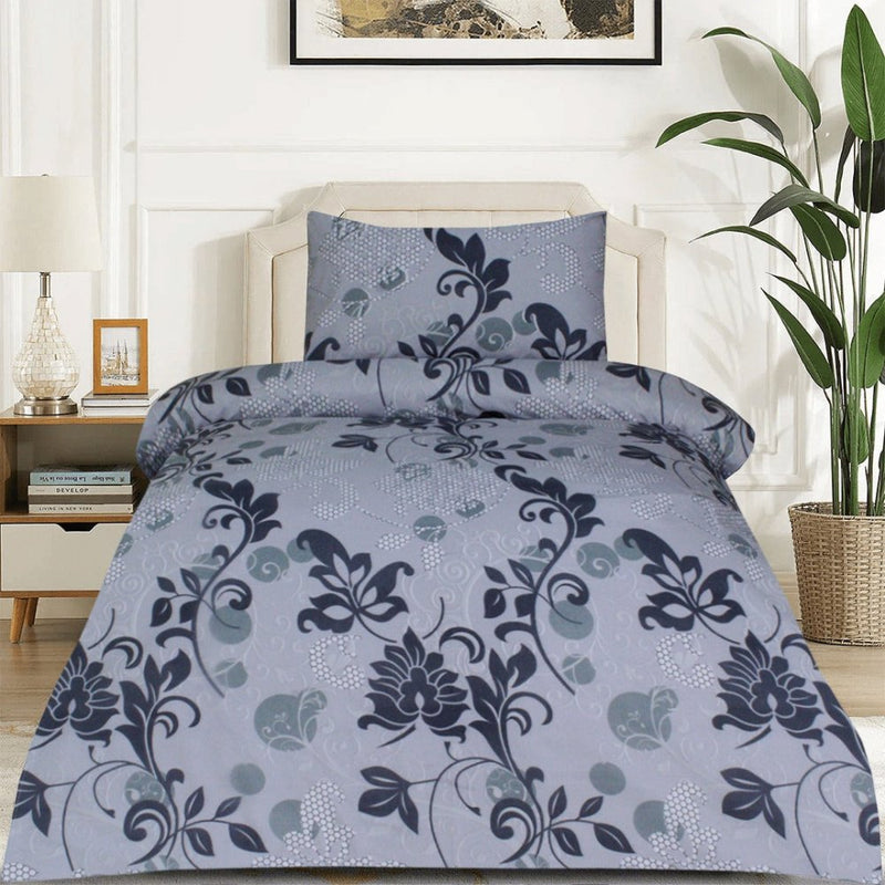 2 Pcs Printed Bed Sheet MHS-1008