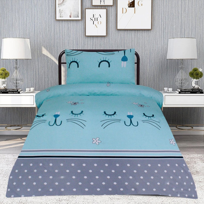 2 Pcs Printed Bed Sheet MHS-1014
