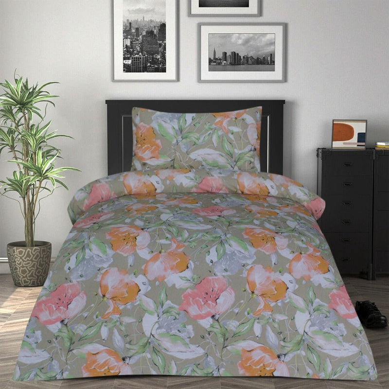 2 Pcs Printed Bed Sheet MHS-1017