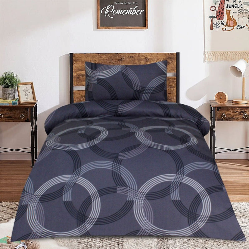 2 Pcs Printed Bed Sheet MHS-1023