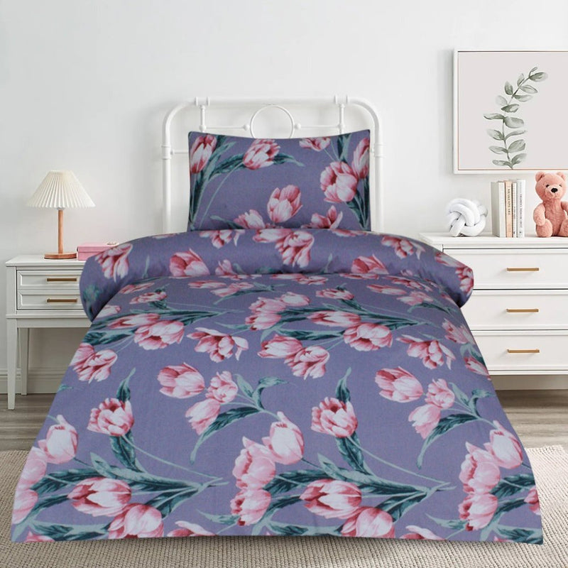 2 Pcs Printed Bed Sheet MHS-1027