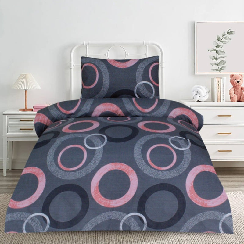2 Pcs Printed Bed Sheet MHS-1028