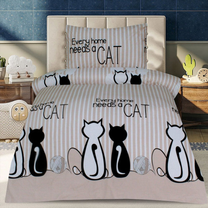 2 Pcs Printed Bed Sheet MHS-1032