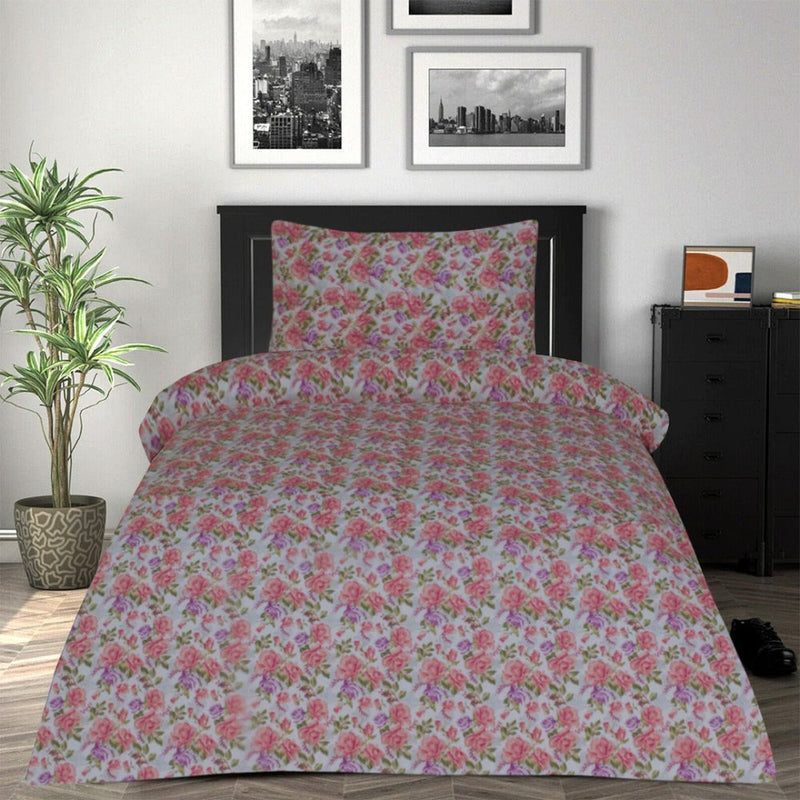 2 Pcs Printed Bed Sheet MHS-1034