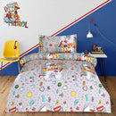 2 Pcs Printed Bed Sheet MHS-1039