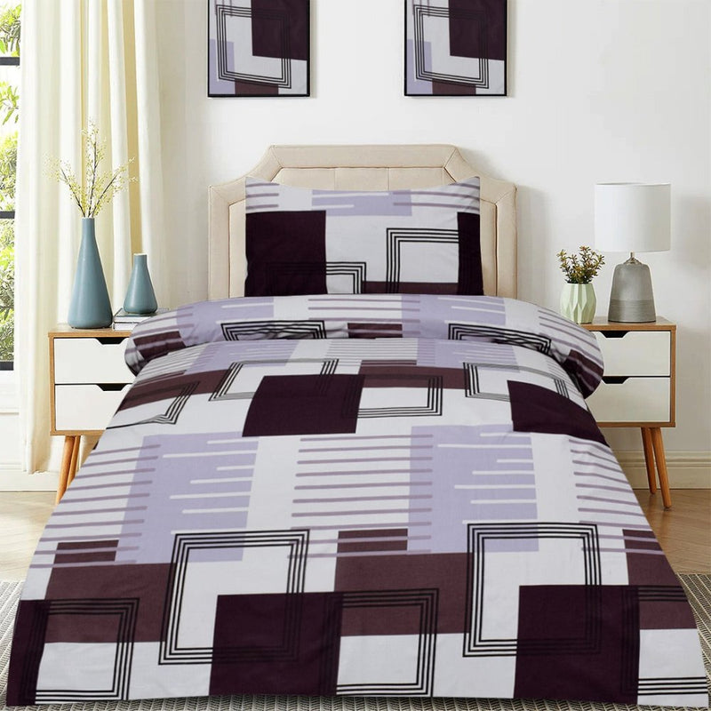 2 Pcs Printed Bed Sheet MHS-1040