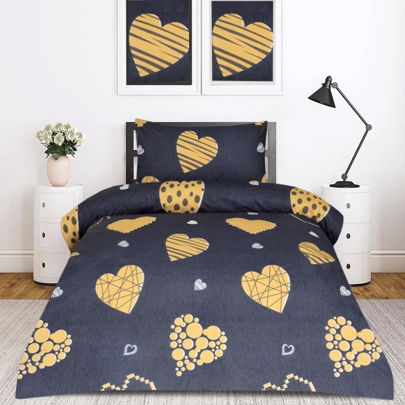 2 Pcs Printed Bed Sheet MHS-1042