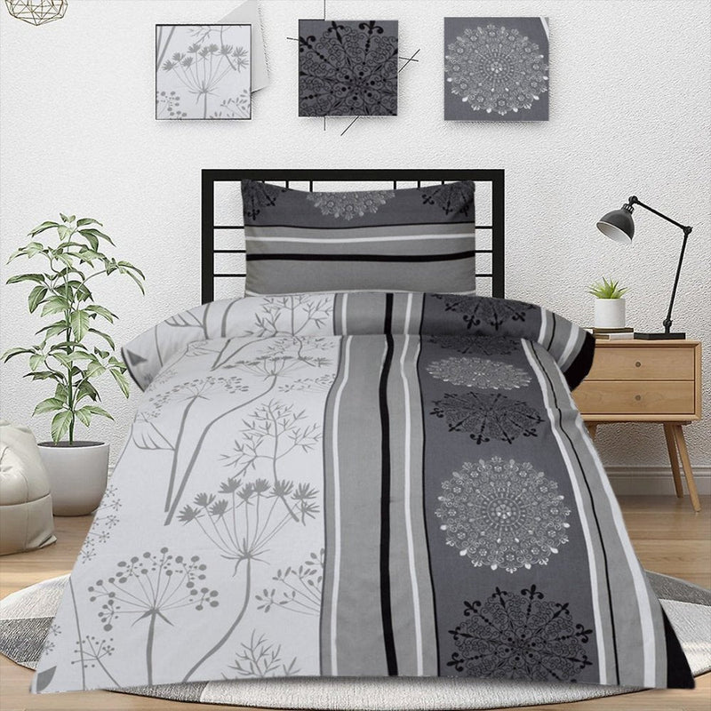 2 Pcs Printed Bed Sheet MHS-1044