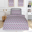 2 Pcs Printed Bed Sheet MHS-1065
