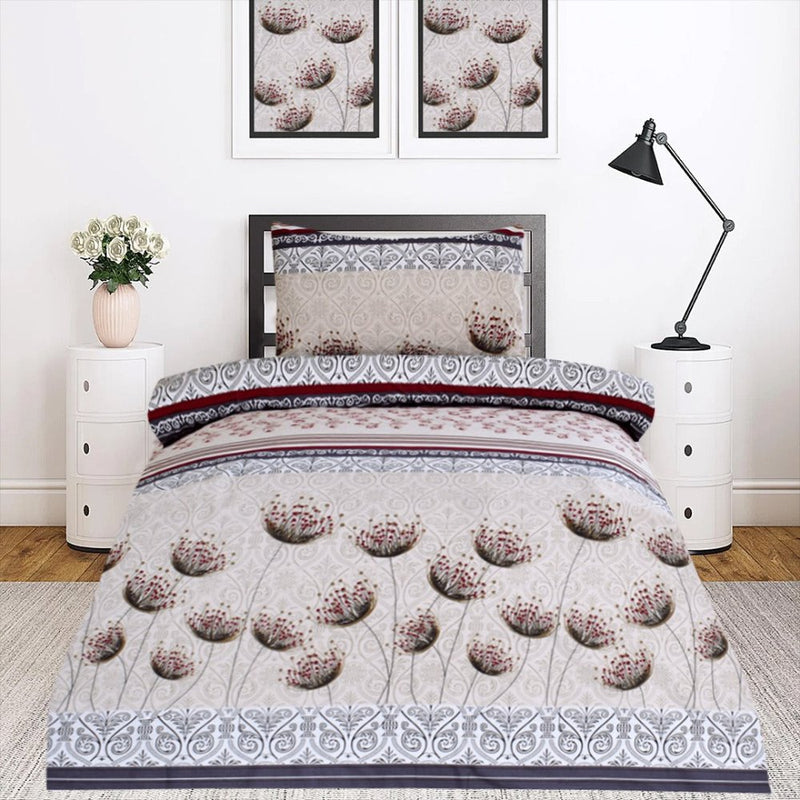 2 Pcs Printed Bed Sheet MHS-1073