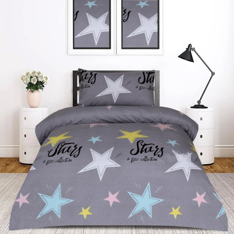 2 Pcs Printed Bed Sheet MHS-1077