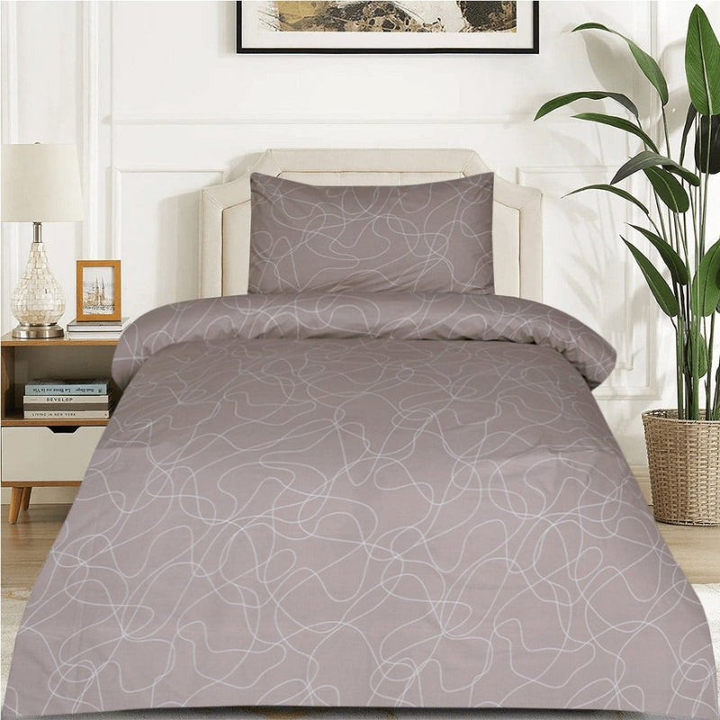 2 Pcs Printed Bed Sheet MHS-1089