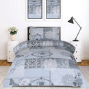 2 Pcs Printed Bed Sheet MHS-1091