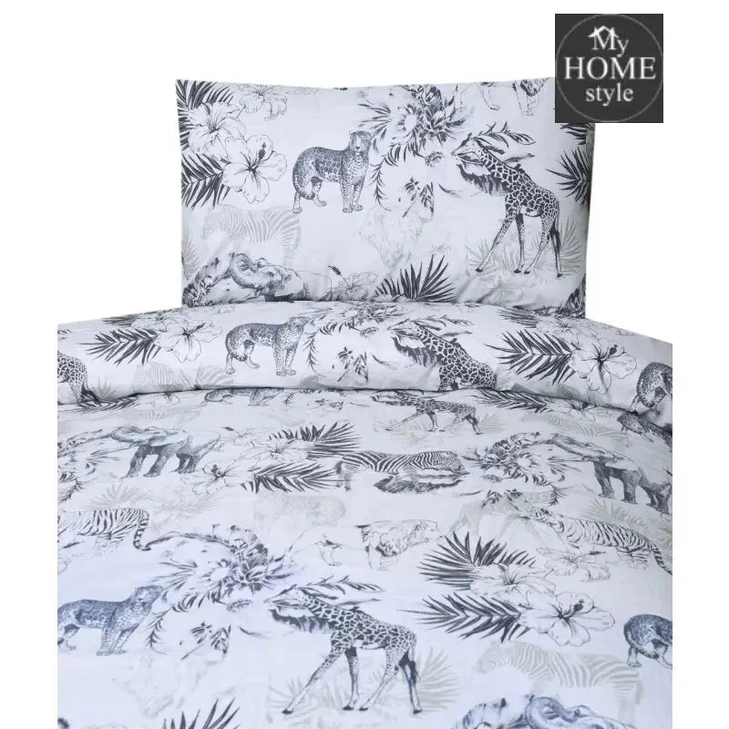 2 Pcs Printed Bed Sheet MHS-689