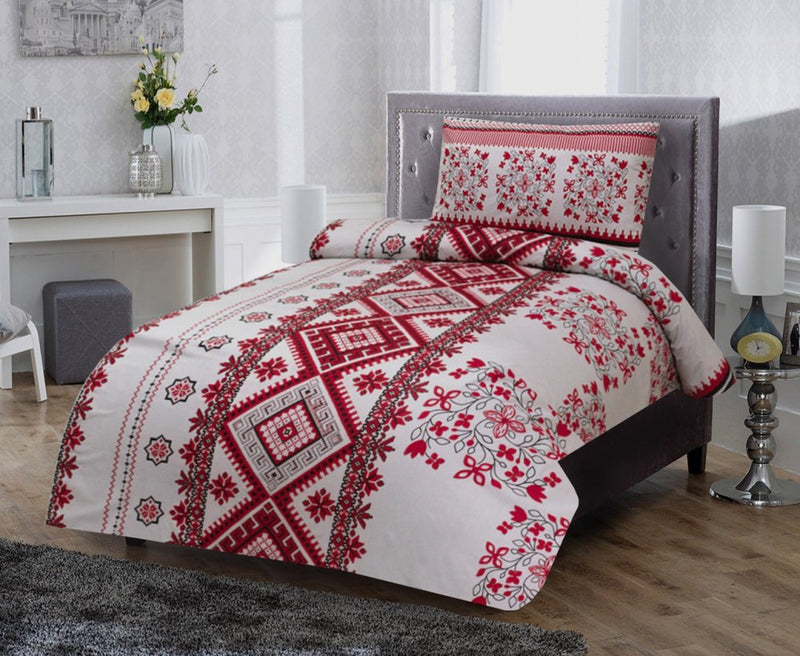 2 Pcs Printed Bed Sheet MHS-876