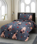 2 Pcs Printed Bed Sheet MHS-877