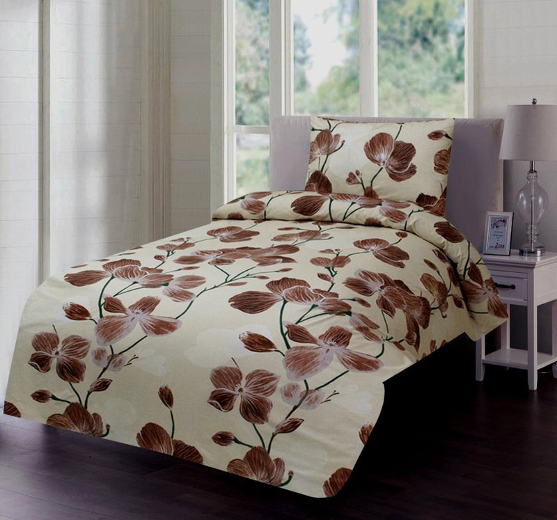2 Pcs Printed Bed Sheet MHS-889