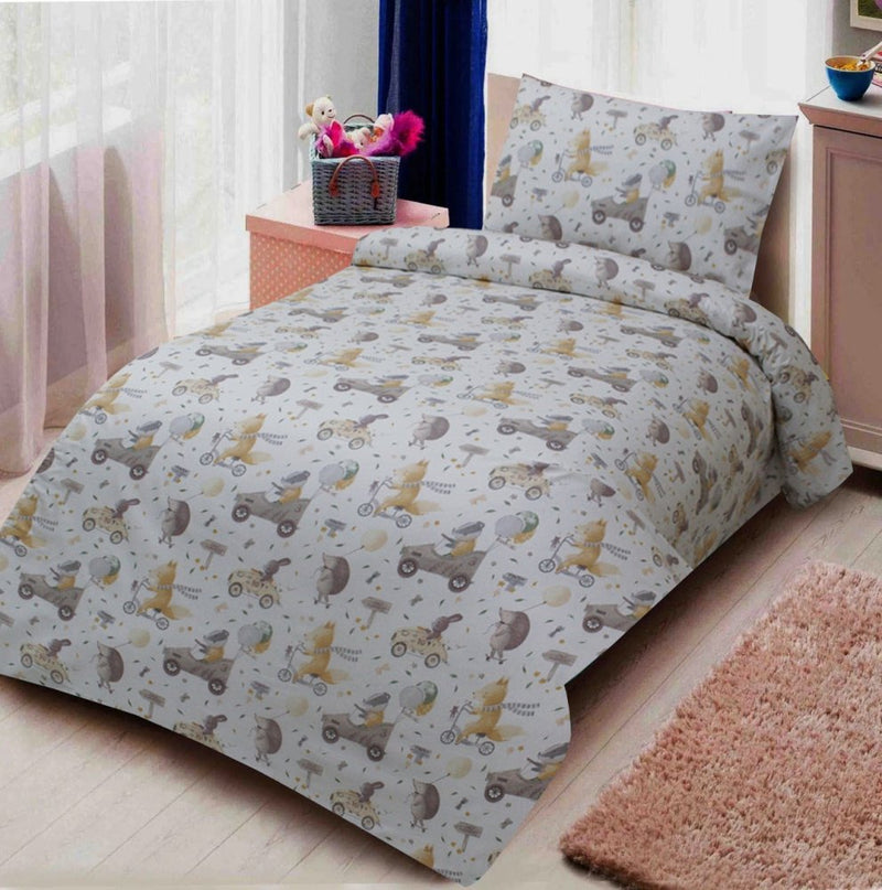 2 Pcs Printed Bed Sheet MHS-902