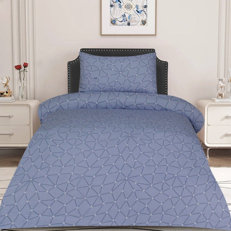 2 Pcs Printed Bed Sheet MHS-969