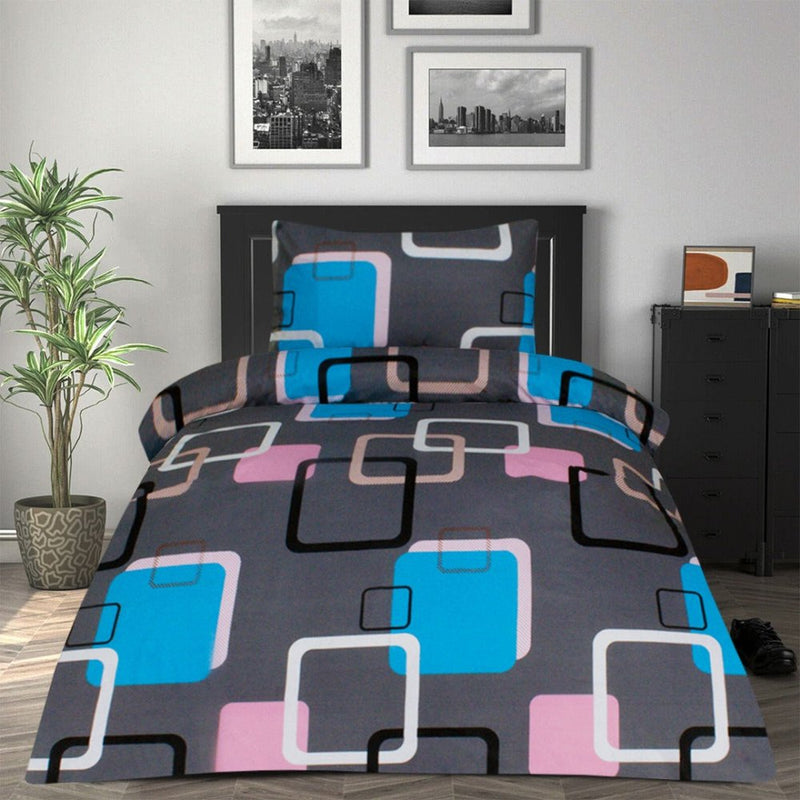 2 Pcs Printed Bed Sheet MHS-977