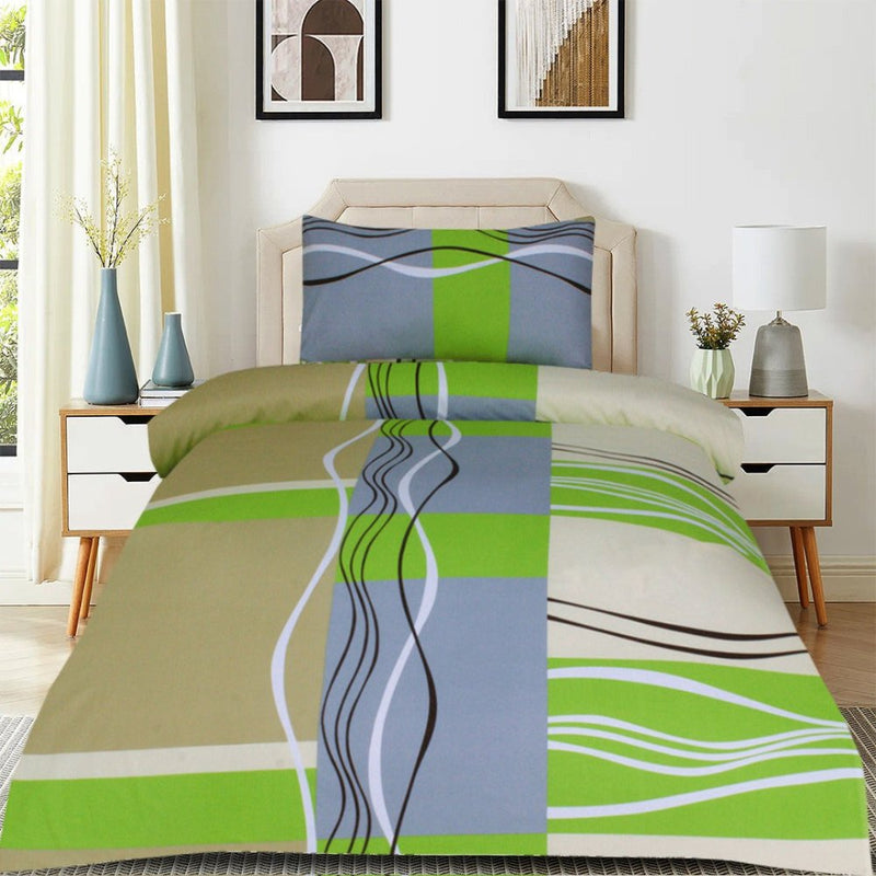 2 Pcs Printed Bed Sheet MHS-986