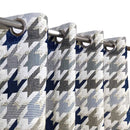 2 Pcs Printed Curtains Pair with Lining - 1150