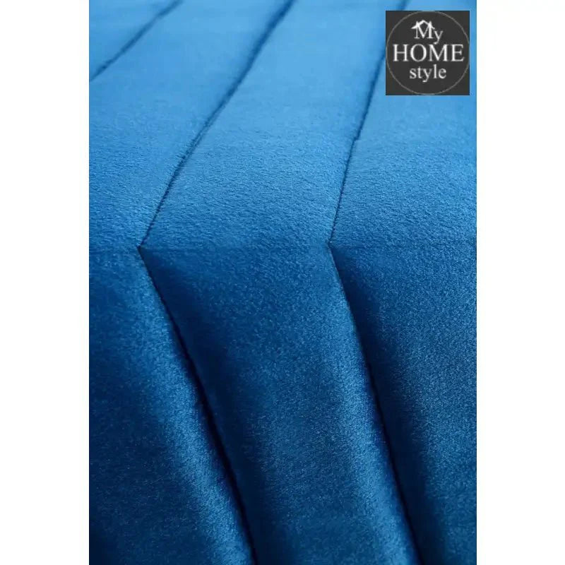 2 Seater Luxury Velvet Steel Stool-923