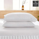 3 PCs Fitted Bed skirt with Pillow cover White