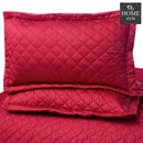 3 Pc's  Luxury Bedspread Maroon