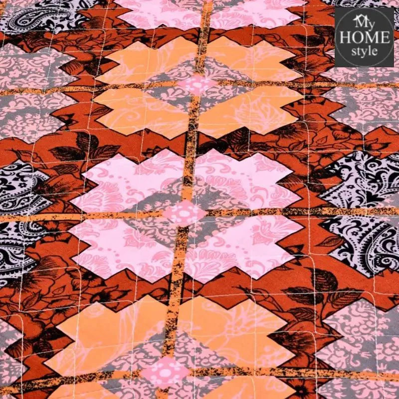 3 Pc's Luxury Printed Bedspread