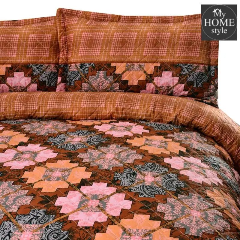 3 Pc's Luxury Printed Bedspread