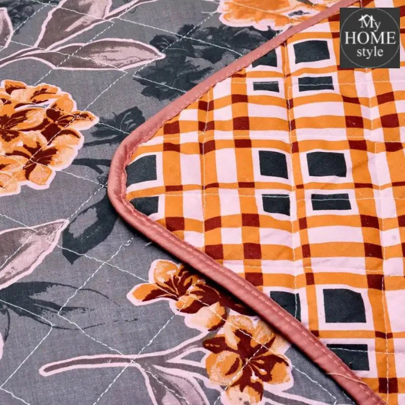 3 Pc's Luxury Printed Bedspread