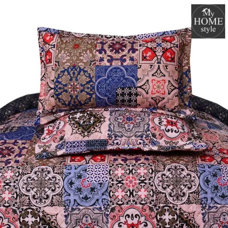3 Pc's Luxury Printed Bedspread
