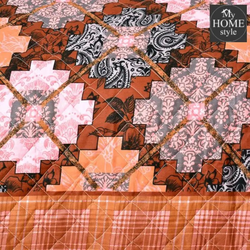 3 Pc's Luxury Printed Bedspread