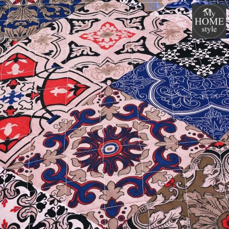 3 Pc's Luxury Printed Bedspread