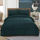 3 Pc's Pleated Duvet Set Zink